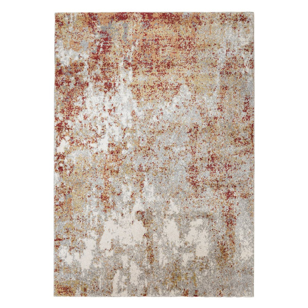 HomeRoots 9' Modern Ivory and Gray Abstract Area Rug - Stylish, Durable Design for Living and Dining Spaces 8' X 10' 532379