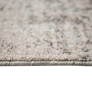 HomeRoots 9' Gray and Beige Abstract Area Rug - Modern Power Loomed Design for Living Space Comfort & Style 9' X 12' 532387