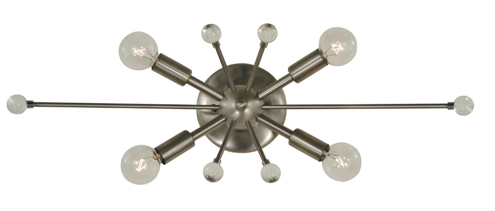 Framburg 4-light Roman Bronze Oracle Chandelier - Elegant Style With Ebony Accents For Any Space Decor Brushed Nickel Metal 5324 Bn