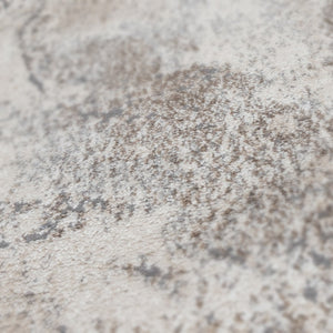 HomeRoots 9' Cream and Gray Abstract Area Rug - Power Loomed for Modern Elegance and Everyday Durability 5' X 8' 532402