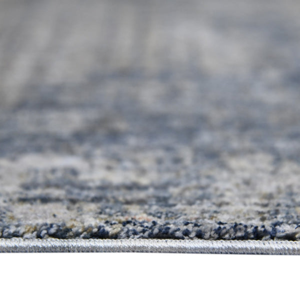 HomeRoots 5' Ivory and Gray Abstract Area Rug - Modern Design, Durable, Soft Texture for Any Room Décor 9' X 12' 532425