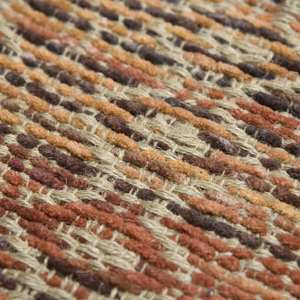 Homeroots 8' Handmade Tan Jute Geometric Flatweave Area Rug – Stylish, Premium Texture For Any Room 8' X 10' Jute 532446