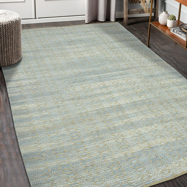 Homeroots 8' Handmade Tan Jute Geometric Flatweave Area Rug – Stylish, Premium Texture For Any Room 8' X 10' Jute 532450