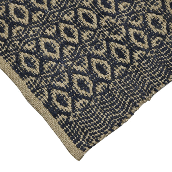 Homeroots 8' Handmade Tan Jute Geometric Flatweave Area Rug – Stylish, Premium Texture For Any Room 5' X 8' Jute 532453