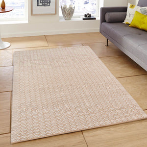 Homeroots 8' Handmade Tan Jute Geometric Flatweave Area Rug – Stylish, Premium Texture For Any Room 8' X 10' Jute 532458