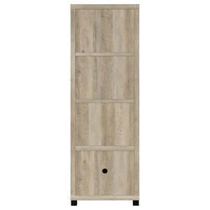 English Elm Arnaud Matte Black 3 Piece Entertainment Center with Media Towers for Living Room B062S01766