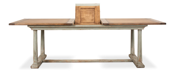 Sarreid Amelia Dining Table - Elegant Sage/Nature Clean Top Design, Durable Pine Construction For Your Home Tan  53268