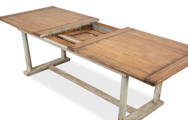 Sarreid Amelia Dining Table - Elegant Sage/Nature Clean Top Design, Durable Pine Construction For Your Home Tan  53268