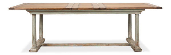 Sarreid Amelia Dining Table - Elegant Sage/Nature Clean Top Design, Durable Pine Construction For Your Home Tan  53268