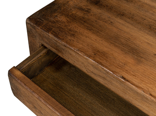 Sarreid Anton Console - Elegant 3-drawer Design In Pine With Stunning French Walnut Finish For Your Home Brown  53282