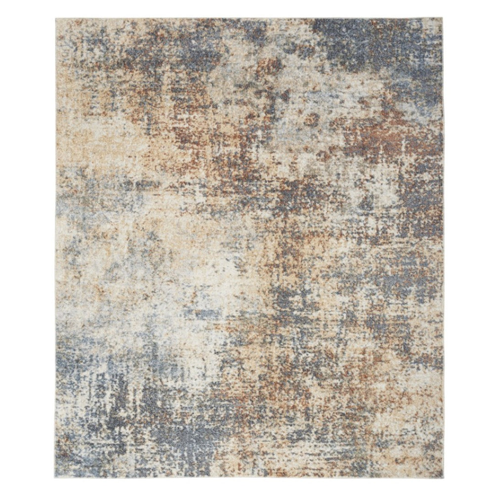 HomeRoots 8' Gray and Ivory Moroccan Area Rug - Washable, Durable, Bohemian Charm for High-Traffic Spaces 8' X 10' 532830