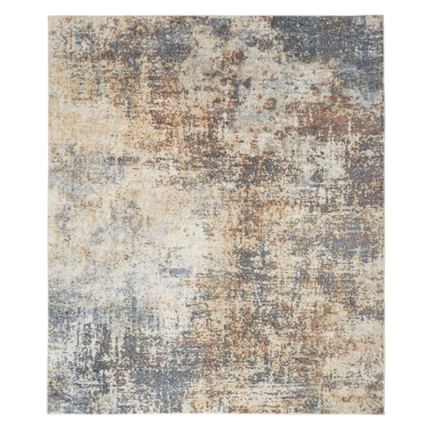 HomeRoots 8' Gray and Ivory Moroccan Area Rug - Washable, Durable, Bohemian Charm for High-Traffic Spaces 8' X 10' 532830