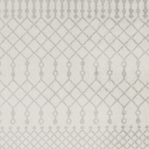 Homeroots 8' X 10' Blue And Ivory Abstract Power Loom Washable Area Rug  Polyester 532830