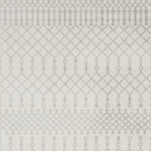 Homeroots 8' X 10' Blue And Ivory Abstract Power Loom Washable Area Rug  Polyester 532830