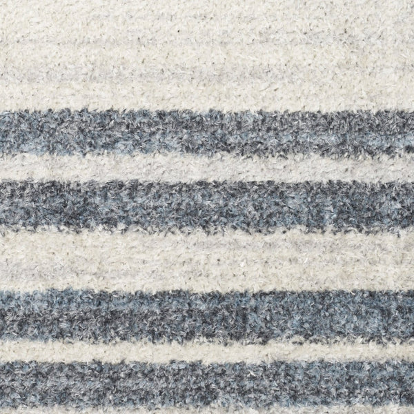 HomeRoots 7' Blue and Ivory Geometric Area Rug - Modern, Washable Design for Stylish Living Spaces and Comfort 8' X 10' 532871