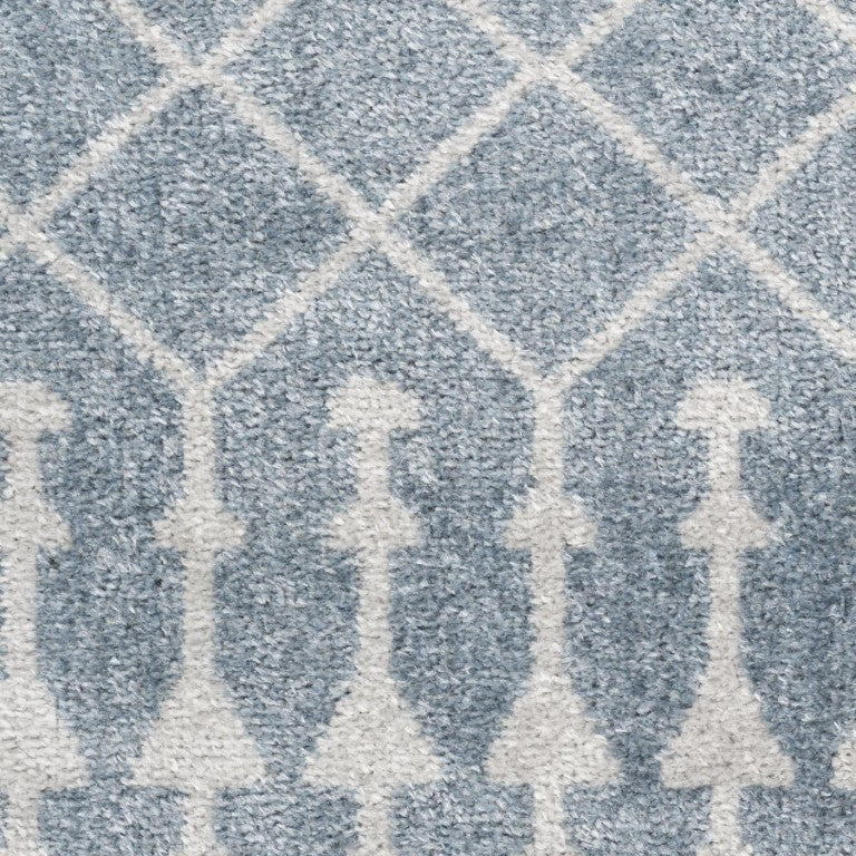 HomeRoots Moroccan Motif Power Loomed Washable Polypropylene Area Rug for Living and Dining Room Decor 8' X 10' 532905