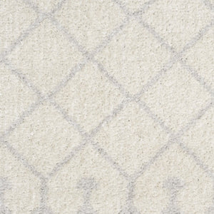 Moroccan Geometric Washable Polypropylene Area Rug Low Pile Power Loom for Living Rooms