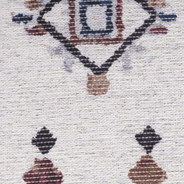 HomeRoots 5' Gray and Brown Geometric Area Rug - Stylish, Washable, Modern Design for Living Spaces and More 5' X 8' 532996