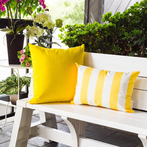 English Elm Horizon Stripe Pillow 14" X 20" – Stylish Indoor/Outdoor Accent, Weather-Resistant & Easy Care! B357P367229