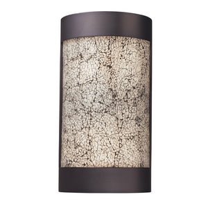 DIAMANTE COLLECTION 2-LIGHT WALL SCONCE in AN ANTIQUE PEWTER FINISH with WHITE C 533-2AP-WHC Elk Lighting