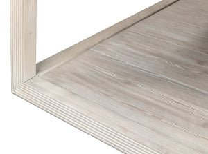 Sarreid Camden Bungalow Cocktail Table - Stylish Grey Thorne Pine Finish For Modern Living Room Decor Grey  53300