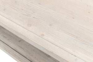 Sarreid Camden Bungalow Cocktail Table - Stylish Grey Thorne Pine Finish For Modern Living Room Decor Grey  53300