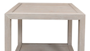 Sarreid Camden Side Table - Stylish Grey Thorne Finish, Durable Pine Design For Modern Living Spaces Grey  53301