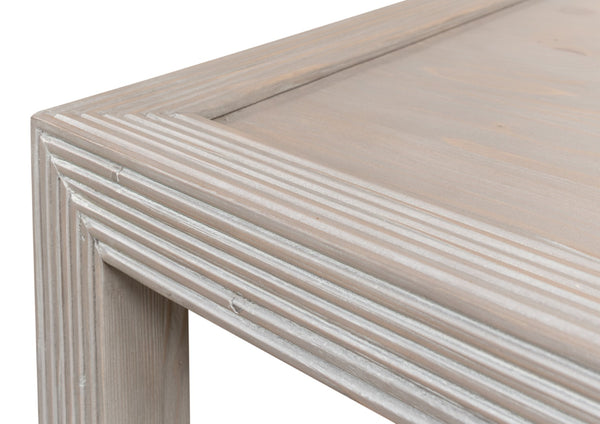 Sarreid Camden Side Table - Stylish Grey Thorne Finish, Durable Pine Design For Modern Living Spaces Grey  53301