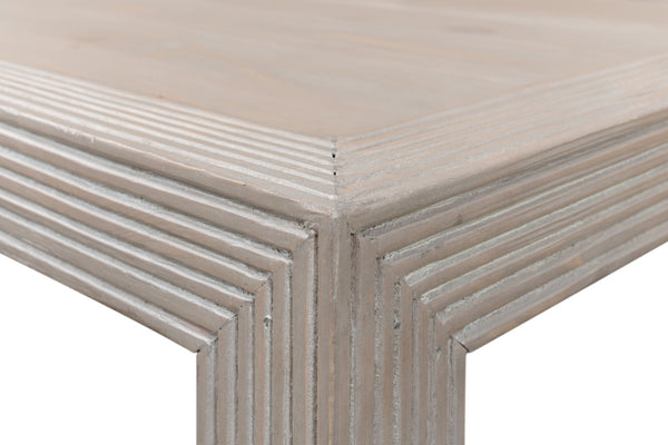 Sarreid Camden Side Table - Stylish Grey Thorne Finish, Durable Pine Design For Modern Living Spaces Grey  53301