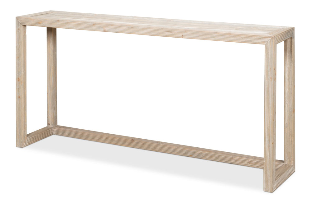 Sarreid Camden Console Table - Elegant Grey Thorne Finish - Durable Pine For Stylish Home Décor Needs Grey  53302