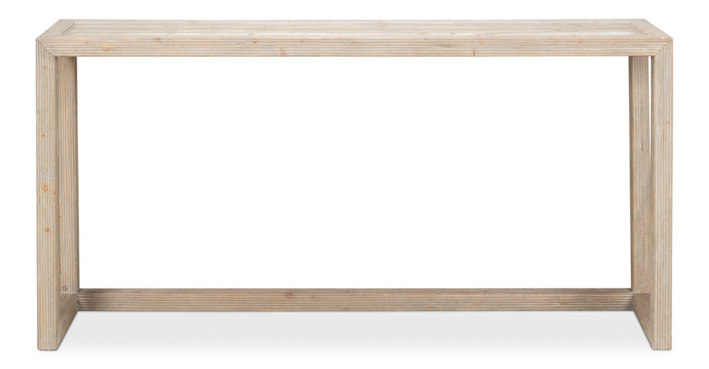 Sarreid Camden Console Table - Elegant Grey Thorne Finish - Durable Pine For Stylish Home Décor Needs Grey  53302