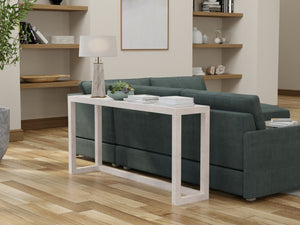 Sarreid Camden Console Table - Elegant Grey Thorne Finish - Durable Pine For Stylish Home Décor Needs Grey  53302