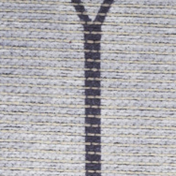 HomeRoots 9' Ivory and Gray Geometric Power Loomed Area Rug - Modern, Washable Design for Any Room Decor 9' X 12' 533053