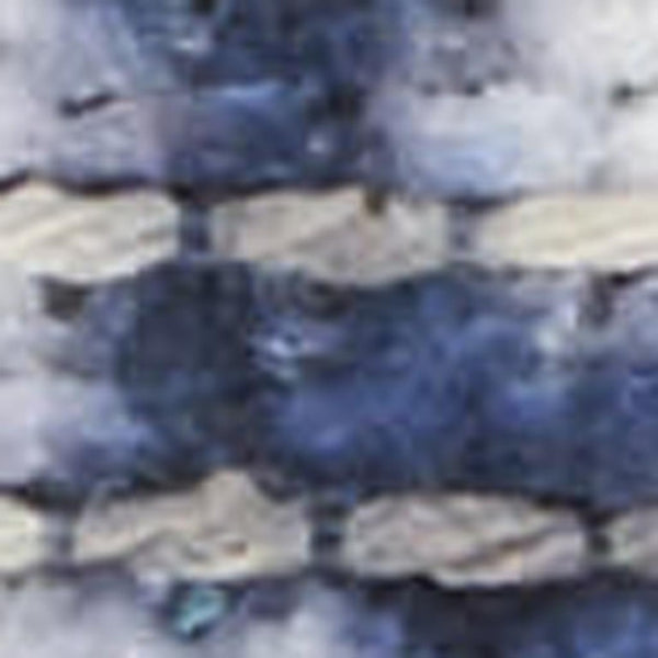 HomeRoots 5' Ivory and Blue Oriental Area Rug - Elegant Power Loomed Design, Washable, Soft Underfoot Comfort 9' X 12' 533071