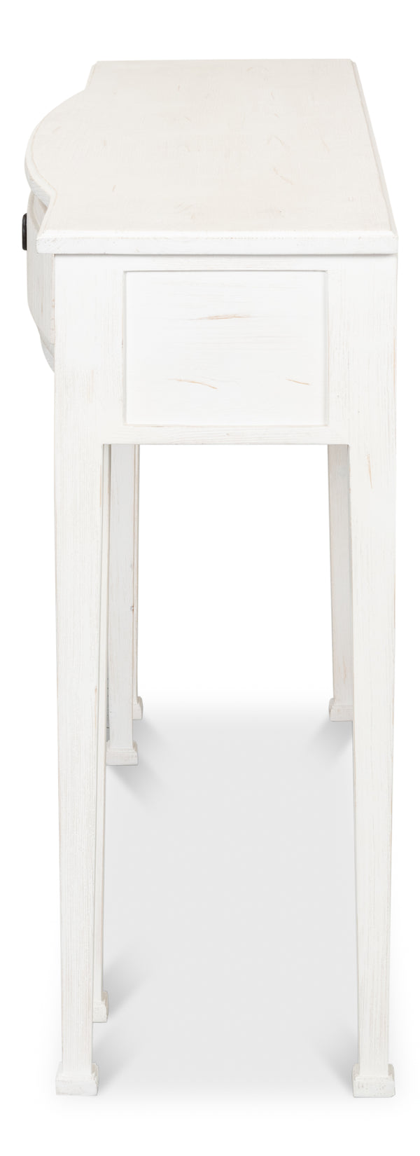 Sarreid Madora Stylish Bungalow Console Table In Elegant Grey Finish, Premium Beechwood Design For Chic Spaces Grey  53308