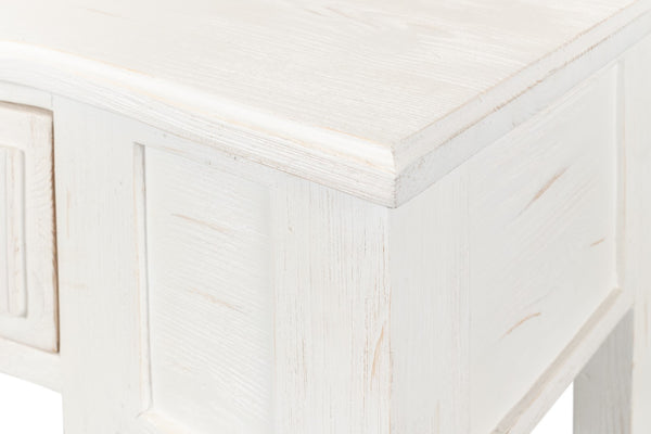 Sarreid Madora Stylish Bungalow Console Table In Elegant Grey Finish, Premium Beechwood Design For Chic Spaces Grey  53308