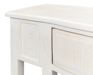 Sarreid Madora Stylish Bungalow Console Table In Elegant Grey Finish, Premium Beechwood Design For Chic Spaces Grey  53308