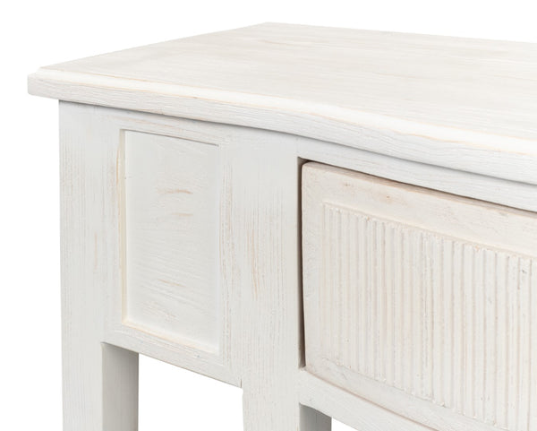 Sarreid Madora Stylish Bungalow Console Table In Elegant Grey Finish, Premium Beechwood Design For Chic Spaces Grey  53308