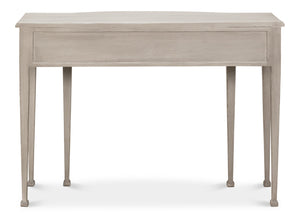 Sarreid Madora Stylish Bungalow Console Table In Elegant Grey Finish, Premium Beechwood Design For Chic Spaces Grey  53308