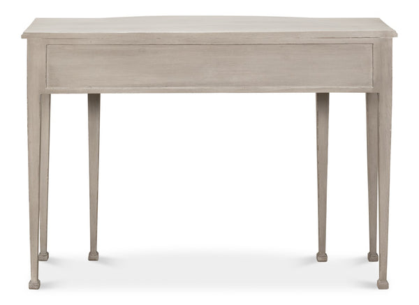 Sarreid Madora Stylish Bungalow Console Table In Elegant Grey Finish, Premium Beechwood Design For Chic Spaces Grey  53308