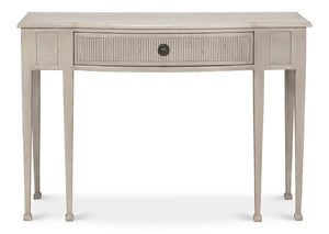 Sarreid Madora Stylish Bungalow Console Table In Elegant Grey Finish, Premium Beechwood Design For Chic Spaces Grey  53308