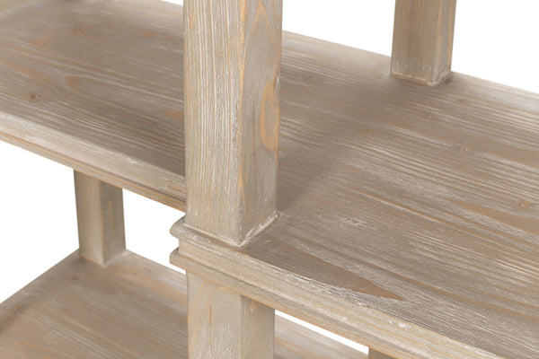 Sarreid Grange Elegant Beechwood Console In Grey Thorne Finish – Stylish Storage For Any Space Grey  53309