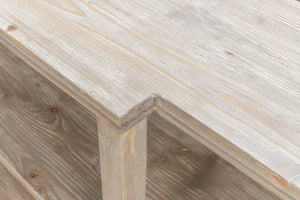 Sarreid Grange Elegant Beechwood Console In Grey Thorne Finish – Stylish Storage For Any Space Grey  53309