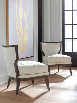 Lexington Barclay Butera Halston Chair - Exquisite Upholstered Design With Charcoal Finish & Ultra Down Comfort For Your Home   5330-11-41