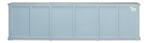 Sarreid San Marco Bungalow Credenza - Stunning Blue/Grey Finish In Durable Russian Pine For Stylish Storage Blue  53311