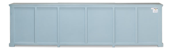 Sarreid San Marco Bungalow Credenza - Stunning Blue/Grey Finish In Durable Russian Pine For Stylish Storage Blue  53311