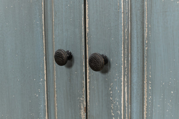 Sarreid San Marco Bungalow Credenza - Stunning Blue/Grey Finish In Durable Russian Pine For Stylish Storage Blue  53311