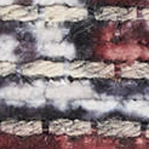 HomeRoots 9' X 12' Floral Power Loom Distressed Washable Area Rug for Timeless Elegance in Any Room Red, Ivory 533123