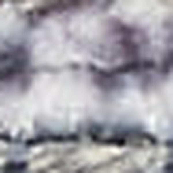 HomeRoots 9' X 12' Floral Power Loom Distressed Washable Area Rug for Timeless Elegance in Any Room Blue, Ivory 533133
