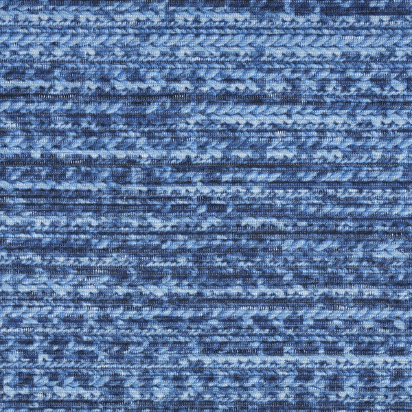 Homeroots 5' X 7' Blue And Gray Abstract Power Loom Washable Non Skid Area Rug  Cotton Blend 533164
